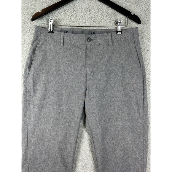 Grand Slam Golf Pants Mens 34x32 Gray Performance Stretch Dress Trousers Classic - Picture 1 of 8